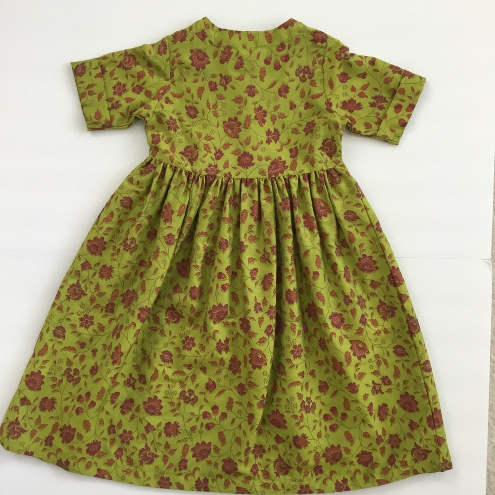 Utsa Kids Dress Floral Print Size 3-4 - Picture 4 of 8